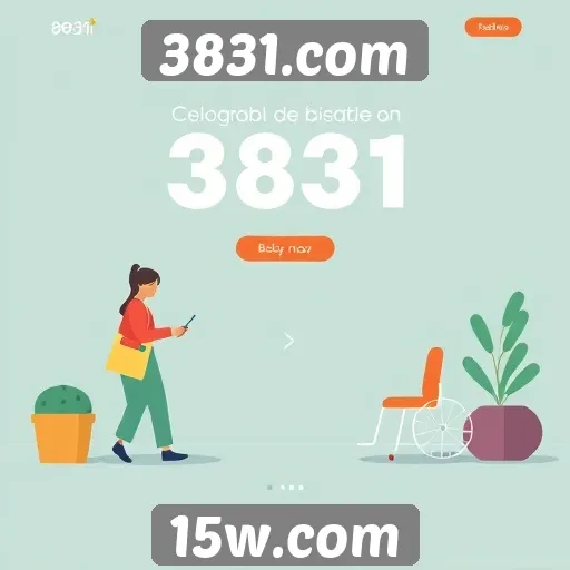 Acessibilidade e design do site 3831.com